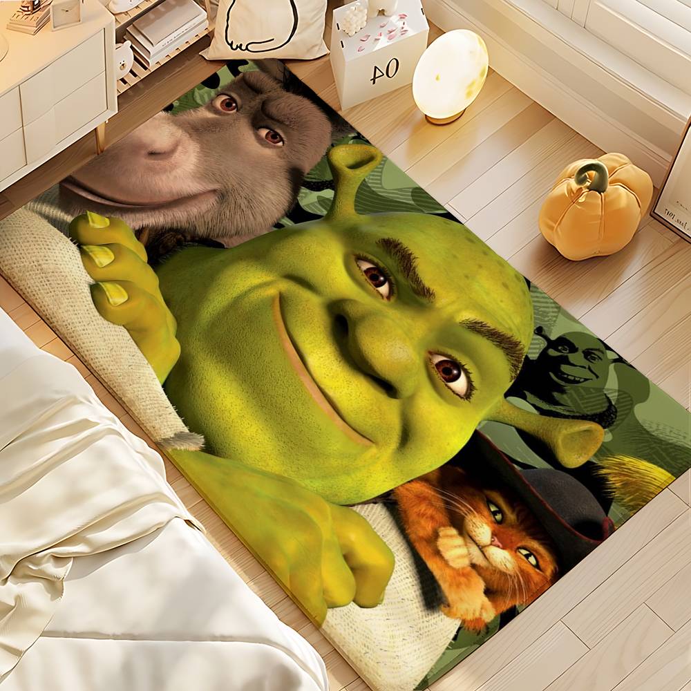 Home Bathroom Movie - 面白い映画 S-shrek カーペット バスルーム滑り止めマット ドアマット ホームデコレーションマット