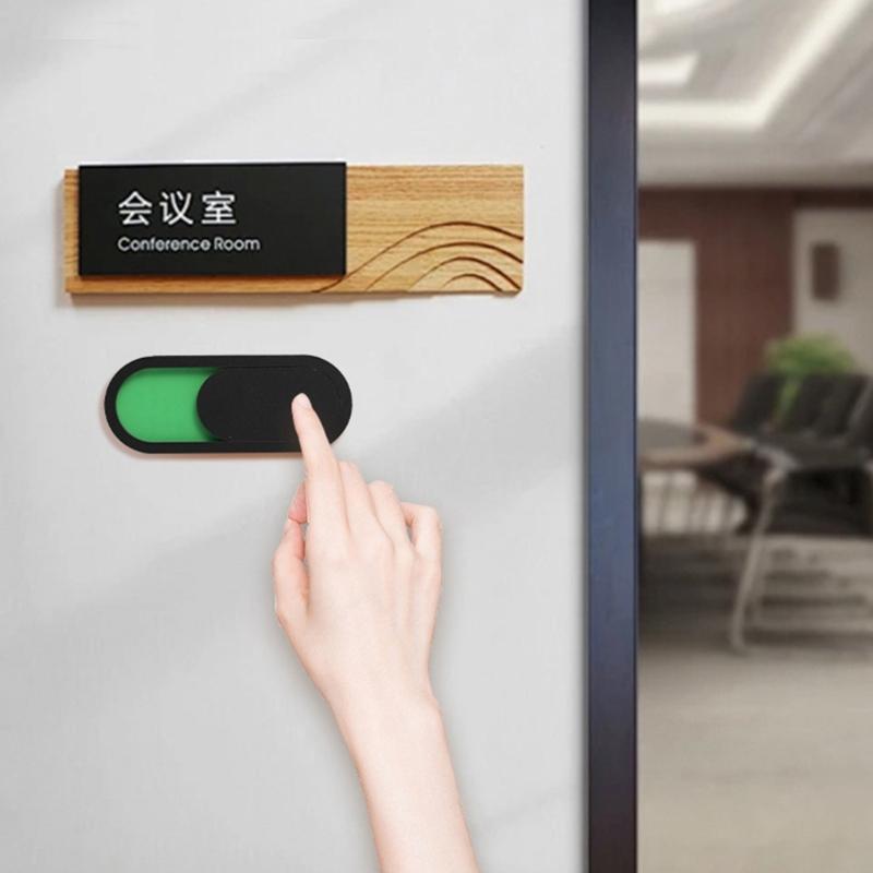Home Bathroom Occupied Sign - コア2PCS空いている占有ステータスドアサインスライダートイレと会議室のためのスライダー