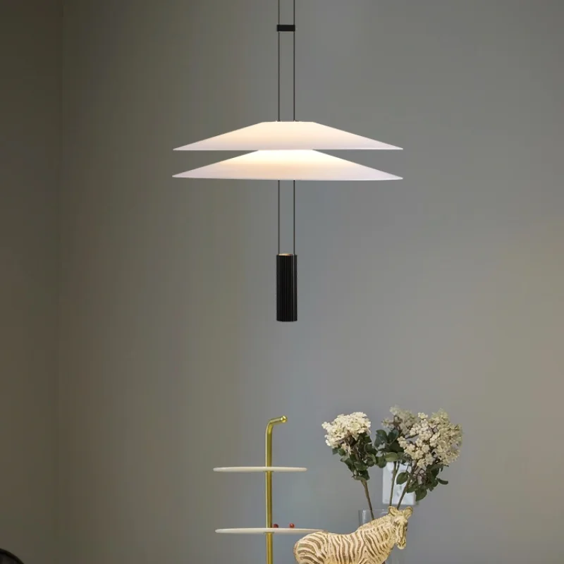 Home Bathroom Lighting Design - モダンなミニマリスト LED 天井シャンデリアランプデザイン円形クリエイティブペンダントライト家の装飾寝室ダイニング照明器具