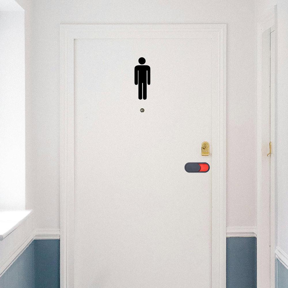 Home Bathroom Occupied Sign - スライダーオープン「邪魔しないでください」サイン 10×4cm オーバル型トイレドア「空席/占有」サインボード アクリル製耐久性のあるバスルームインジケーター 家庭用