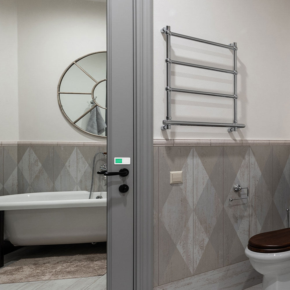 Home Bathroom Occupied Sign - 2個セット 空室/使用中サイン スライド式ドア プライバシーインジケーター トイレ、バスルーム、オフィス、家庭、公共施設、屋外使用用 PMMA製