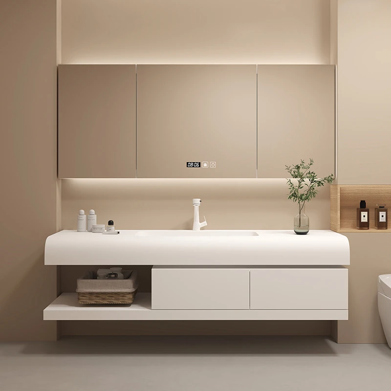 引き出し紙製バスルームキャビネットスキンケアモダン高級スペー - Home Bathroom Partition Wall のレビューと価格