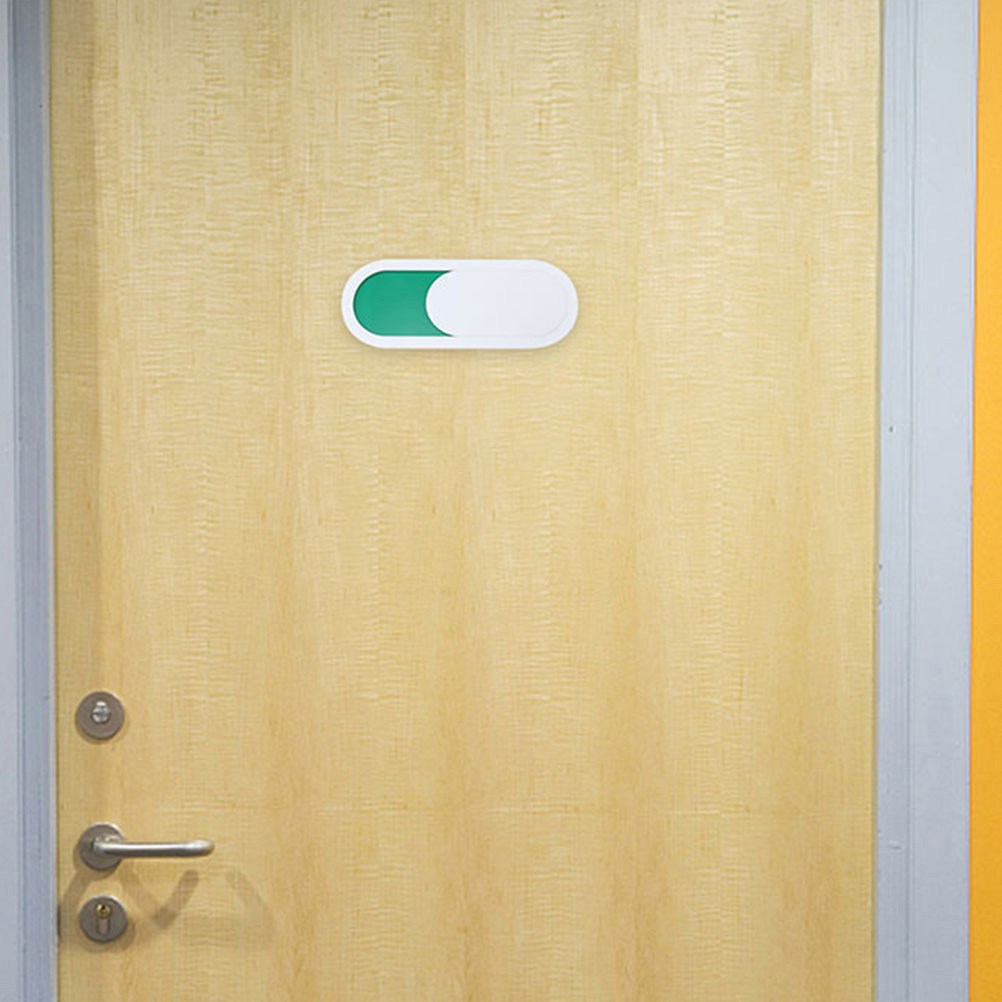 7個入りスライド式ドアサイン 空室/使用中表示器 ホテル、オ - Home Bathroom Occupied Sign のレビューと価格