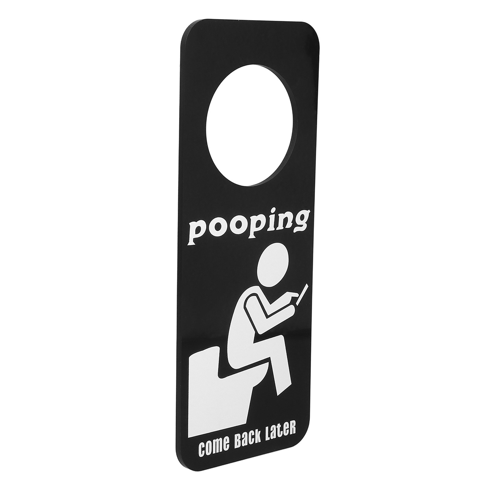 面白いトイレ使用中ドアサインハンガー、ユニークなトイレノブハ - Home Bathroom Occupied Sign のレビューと価格