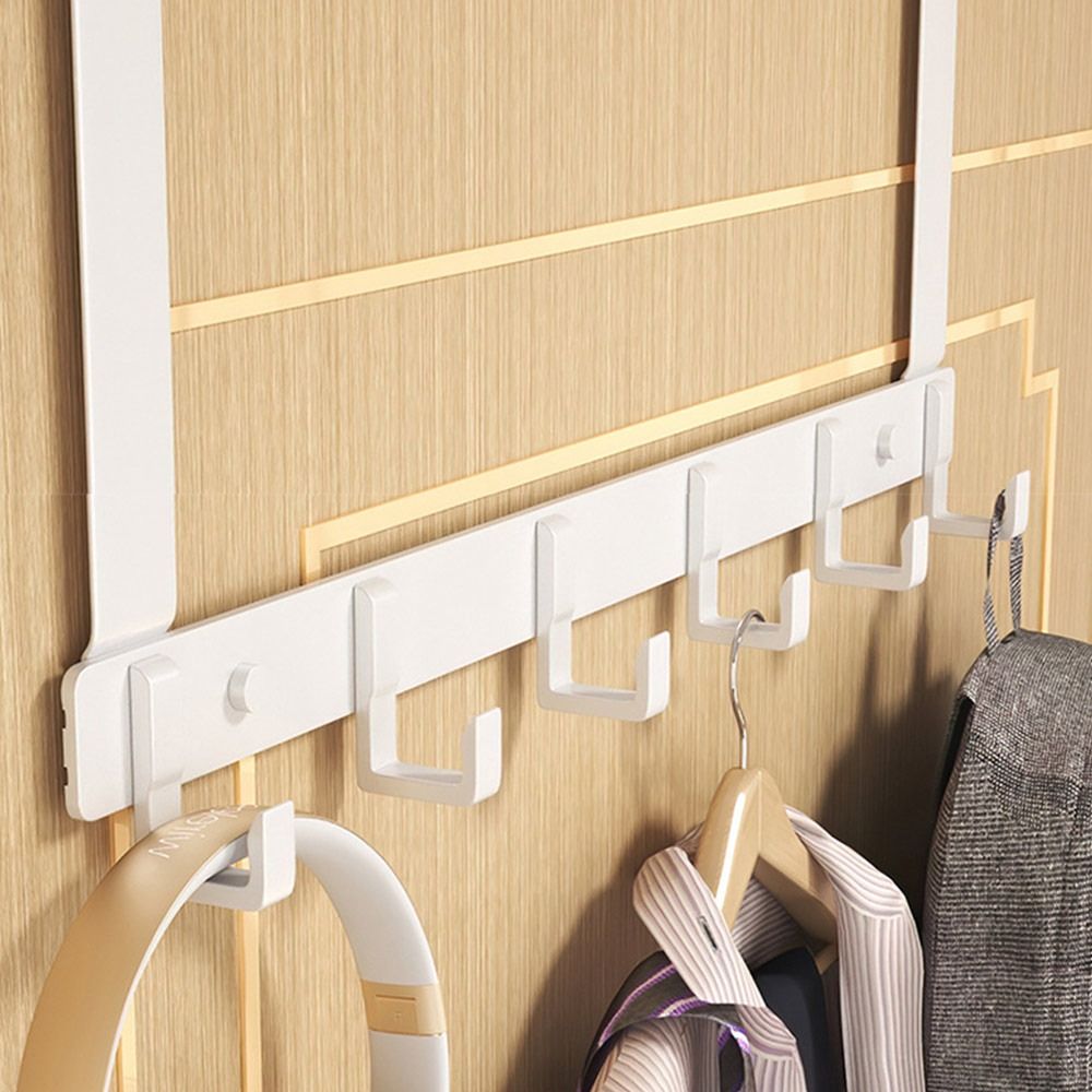 ドア上の収納フック 6 フック洋服コート帽子タオルハンガーホ - Home Bathroom Supplies のレビューと価格