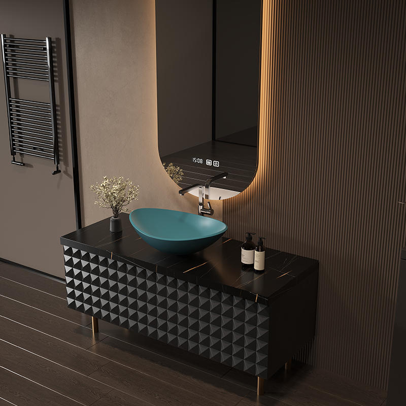 狭いドレッサー バスルームキャビネット 収納装飾 オーガナイ - Home Bathroom Partition Wall のレビューと価格