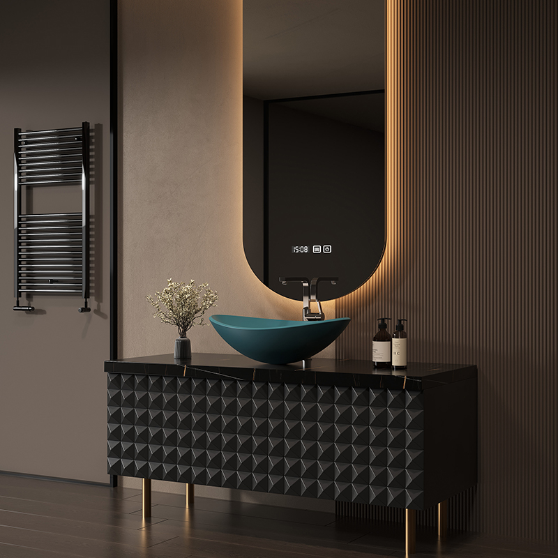 狭いドレッサー バスルームキャビネット 収納装飾 オーガナイ - Home Bathroom Partition Wall のレビューと価格