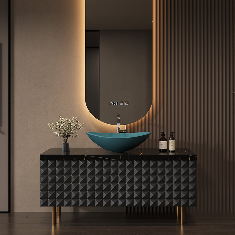 狭いドレッサー バスルームキャビネット 収納装飾 オーガナイ - Home Bathroom Partition Wall のレビューと価格