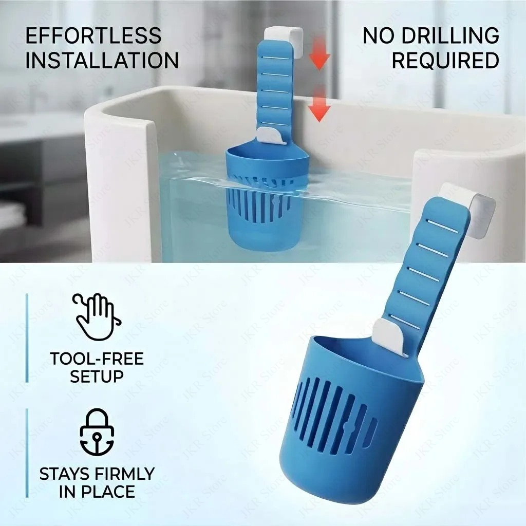1/2 個シリコーントイレ消臭剤ハンガータンクタブレットホル - Home Bathroom Supplies のレビューと価格