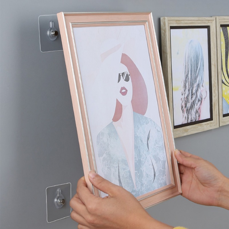 粘着式ネイルウォールフック 強力ポスターネジステッカー ウォ - Home Bathroom Design のレビューと価格
