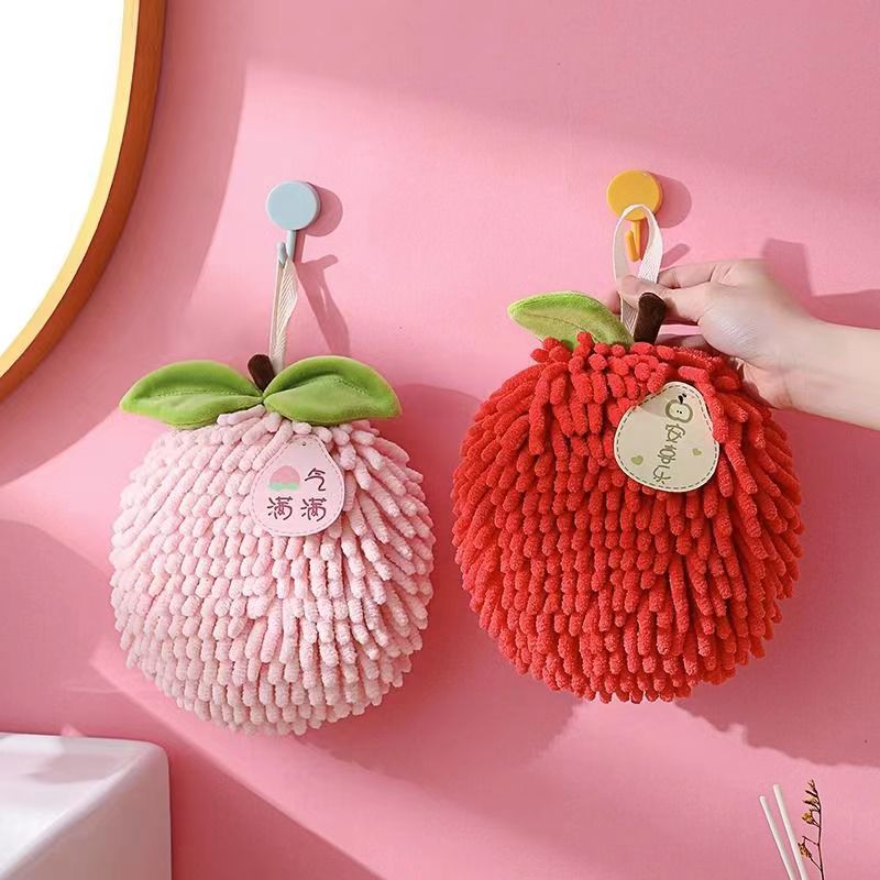 kkjoy かわいいタオル レッドハンドボールデザイン 吊り - Home Bathroom Design のレビューと価格