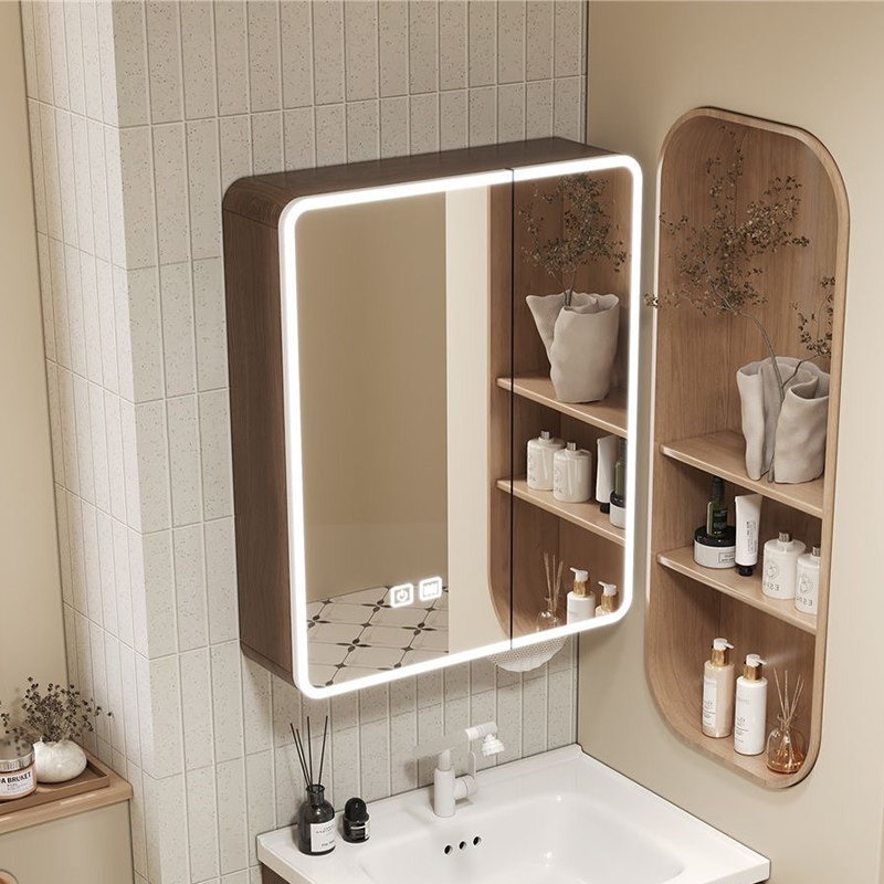 ミラートイレバスルームキャビネット棚コーナースペースセーバー - Home Bathroom Design のレビューと価格