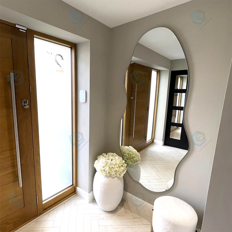 3mm 4mm 5mm 6mm 大型 全身鏡 不規則なフレー - Home Bathroom Design のレビューと価格