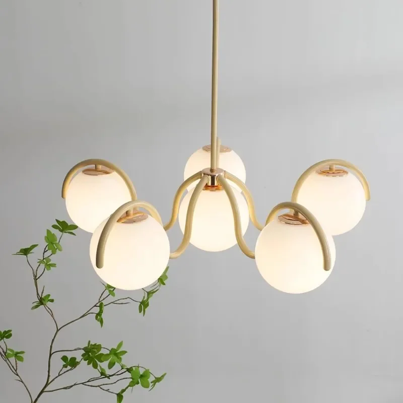 クリームスタイルLEDシーリングシャンデリアランプデザインラ - Home Bathroom Lighting Design のレビューと価格