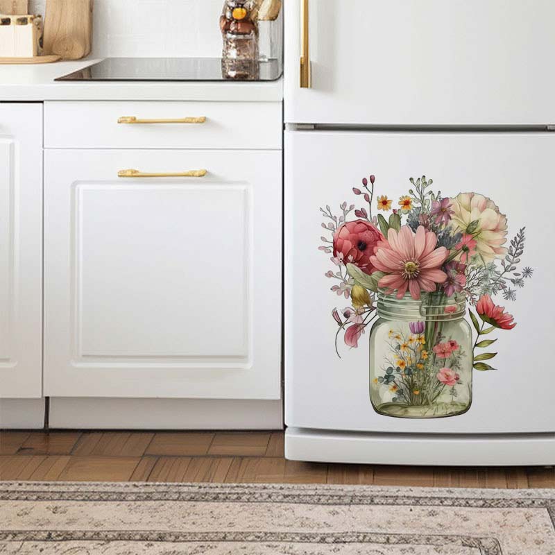 水彩花柄ウォールステッカー,カントリースタイル,バスルームと - Home Bathroom Wall Tiles のレビューと価格