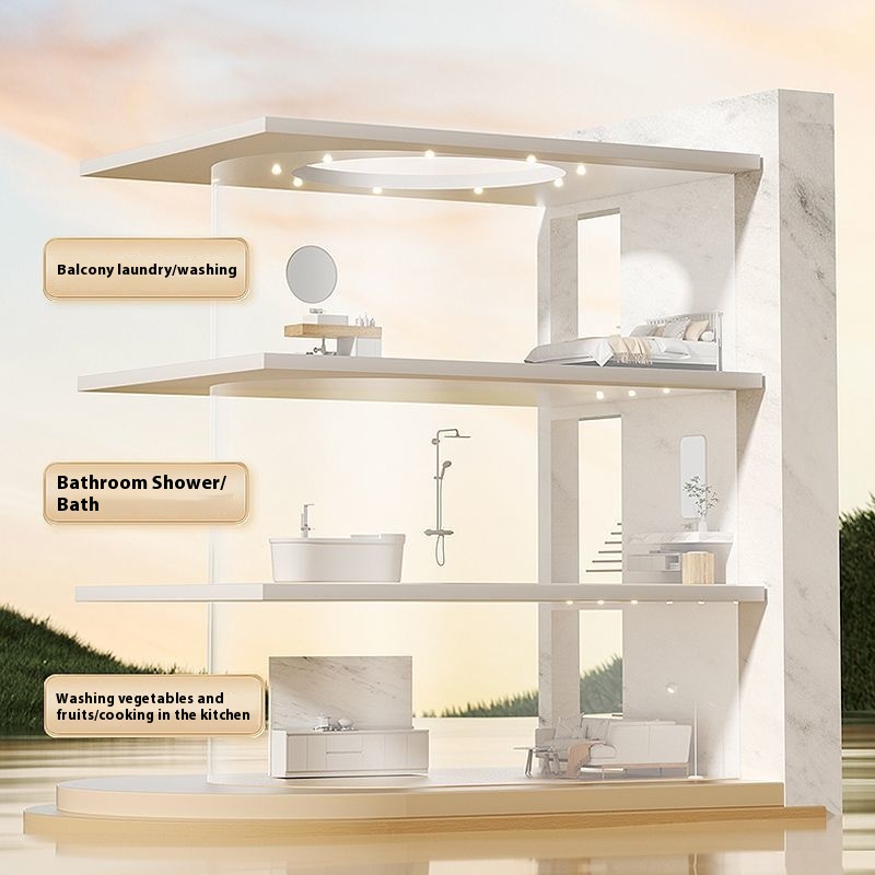 プレシャワーヘッド、家庭用シャワーセット、スケール・塩素除去 - Home And Bathroom のレビューと価格