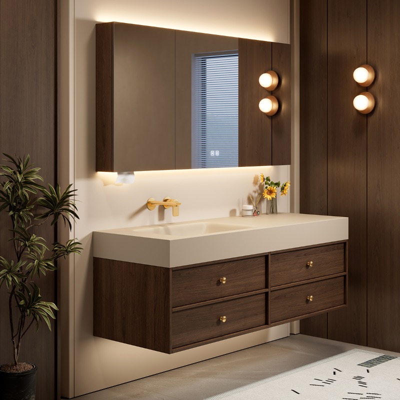 モダンな高級バスルームキャビネット収納オーガナイザー棚トイレ - Home Bathroom Partition Wall のレビューと価格