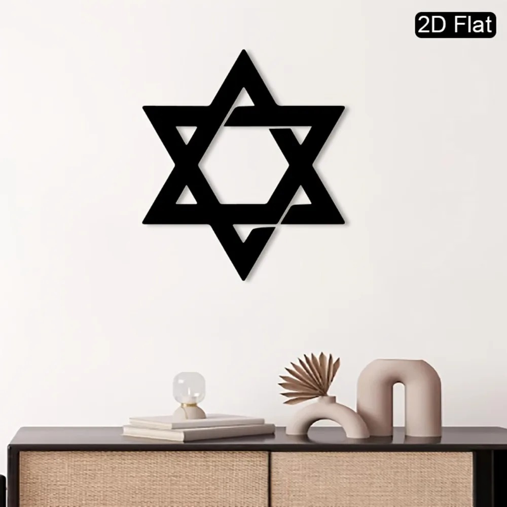 CIFBUY 鉄製ウォールアート ダビデの星 メタル彫刻 壁 - Home & Bathroom Building Products Pte Ltd Photos のレビューと価格
