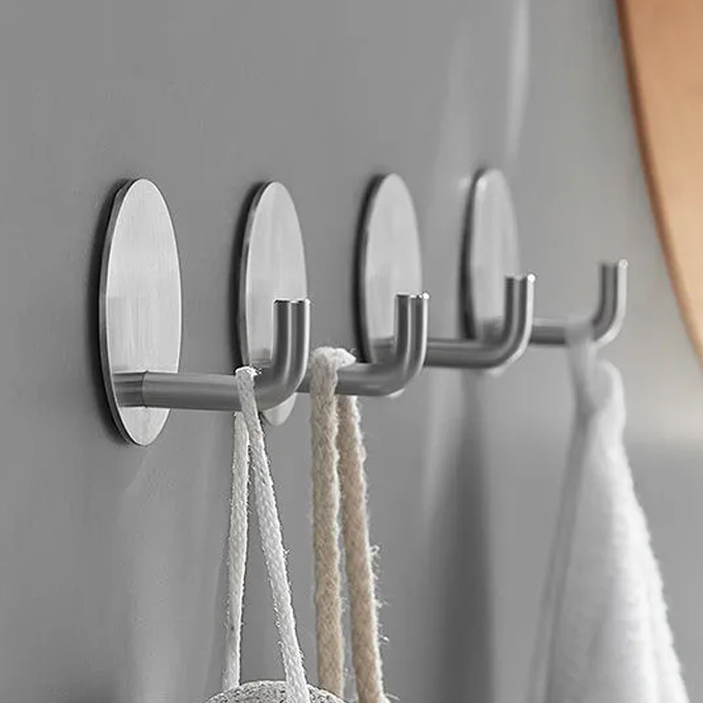 円形粘着式ウォールフックステッカー コートフック 吊り下げタ - Home Bathroom Design のレビューと価格