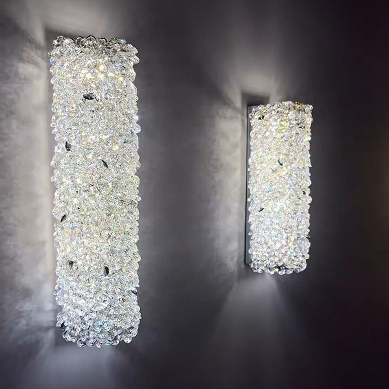 モダンなデザインのクリスタルビーズ壁ランプ燭台ベッドサイド浴 - Home Bathroom Lighting Design のレビューと価格