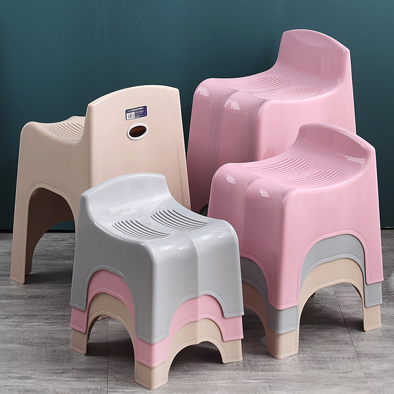 ユニークなデザイナーのバスルームスツールベージュエレガントな - Japanese Home Bathroom Design のレビューと価格