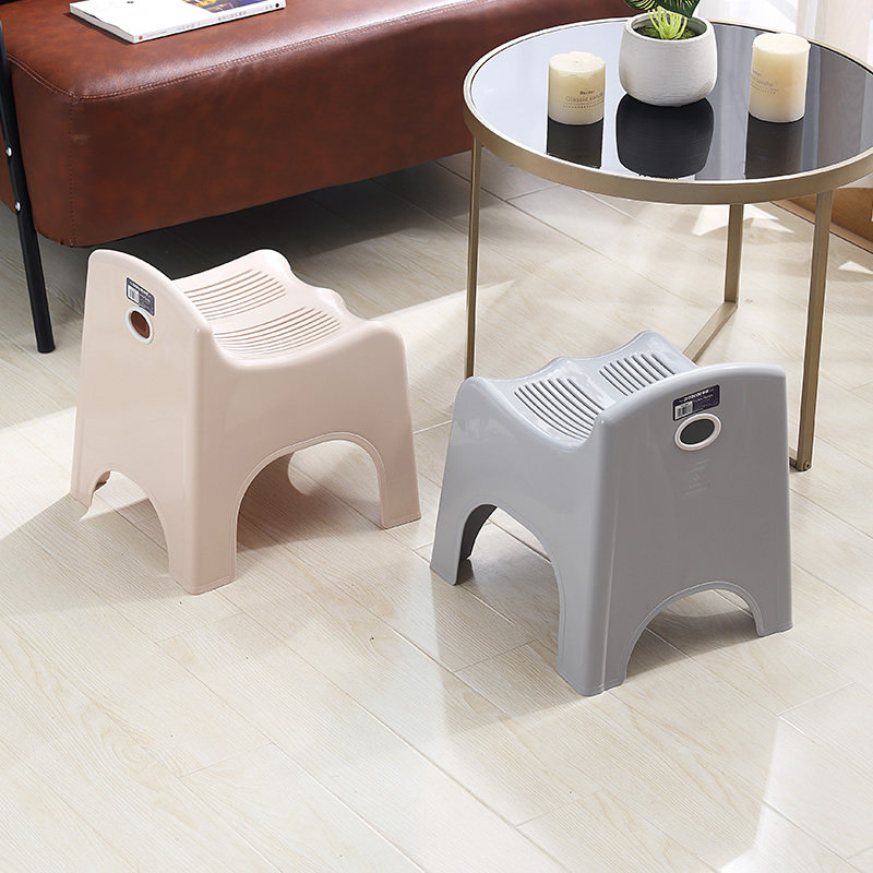 ユニークなデザイナーのバスルームスツールベージュエレガントな - Japanese Home Bathroom Design のレビューと価格