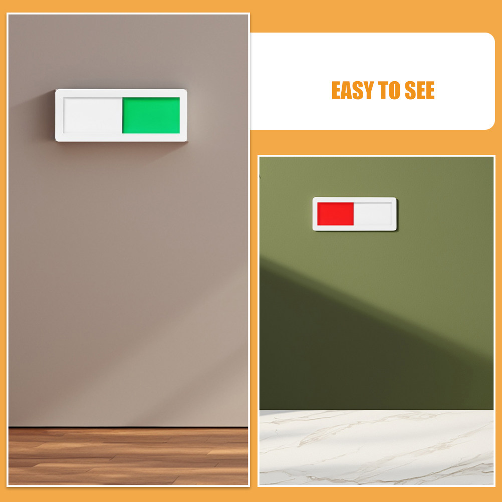 5個入りプライバシードアサインスライダー（オフィス、バスルー - Home Bathroom Occupied Sign のレビューと価格