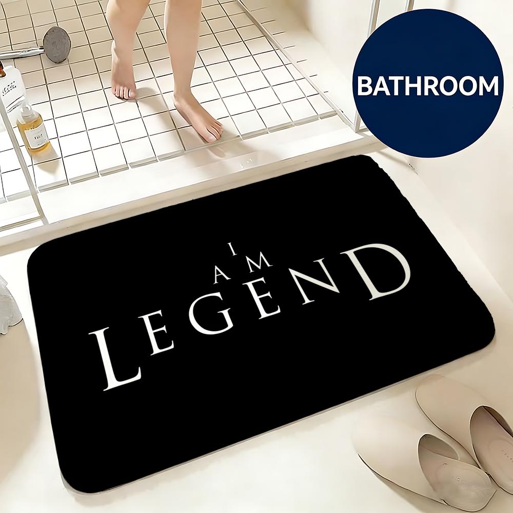 ソフトフランネルフロアマット映画「アイ・アム・レジェンド」フ - Home Bathroom Movie のレビューと価格