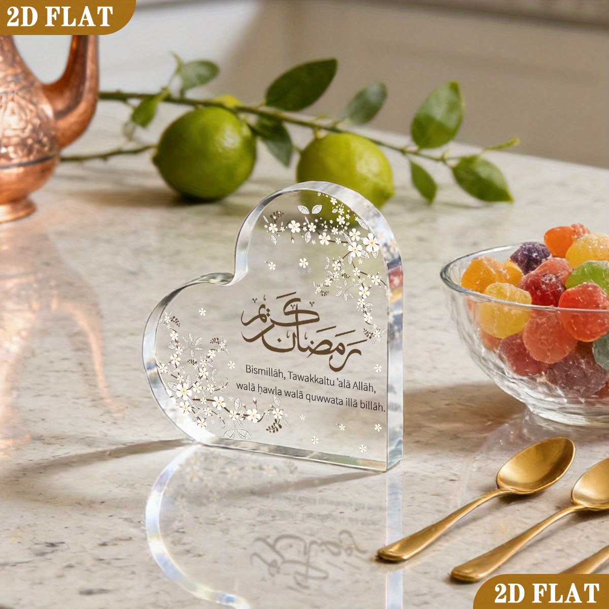 CIFBUY アクリル製プラーク 2D フラット ハート型  - Home & Bathroom Building Products Pte Ltd Photos のレビューと価格