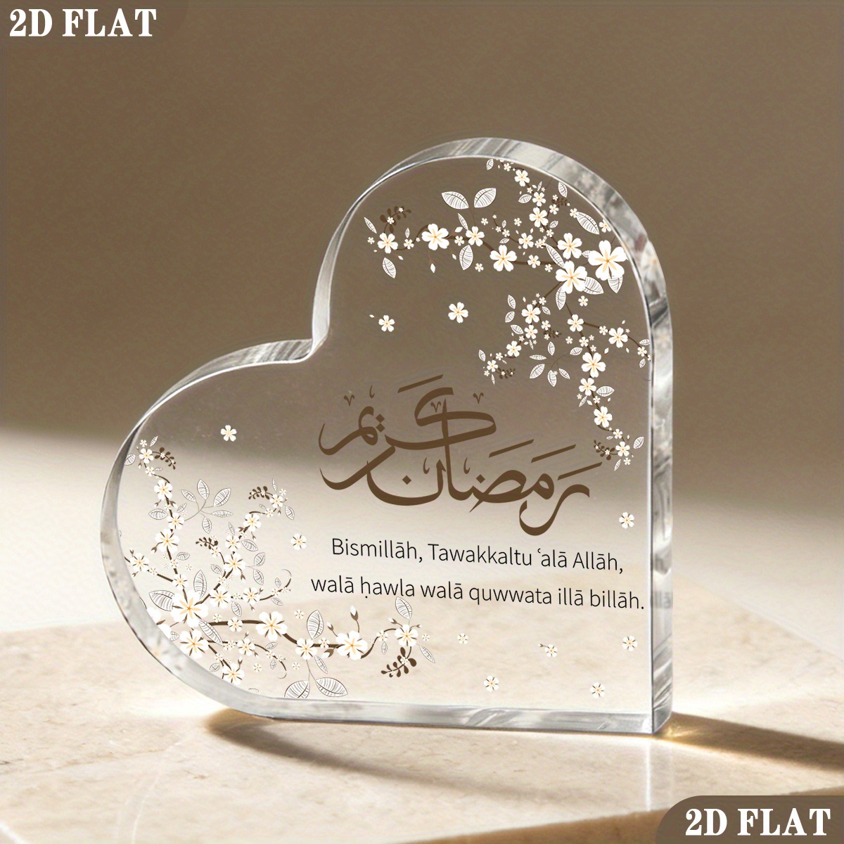 CIFBUY アクリル製プラーク 2D フラット ハート型  - Home & Bathroom Building Products Pte Ltd Photos のレビューと価格