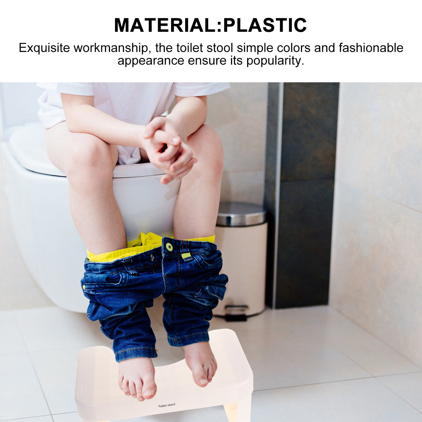 滑り止め加工のスムーズなトイレ用踏み台、精巧な作りの子供用浴 - Home Bathroom Supplies のレビューと価格