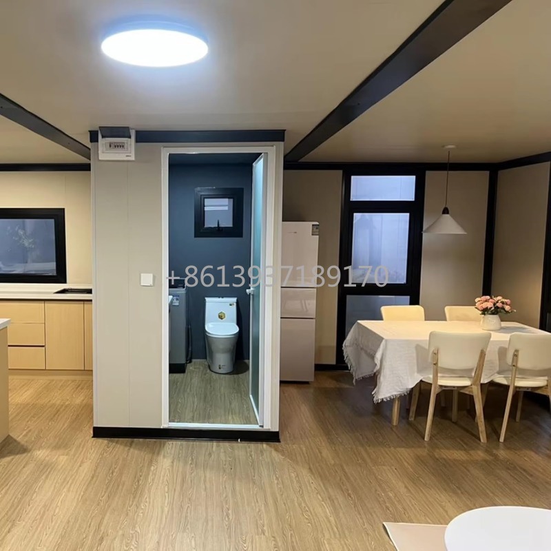 拡張可能なモバイルタイニーハウス、プレハブコンテナハウス販売 - Tiny Home Bathroom Layout のレビューと価格
