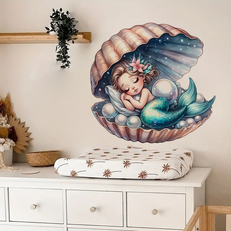 防水マーメイドステッカー,壁,バスルーム,キャビネット,ドア - Home Bathroom Wall Tiles のレビューと価格