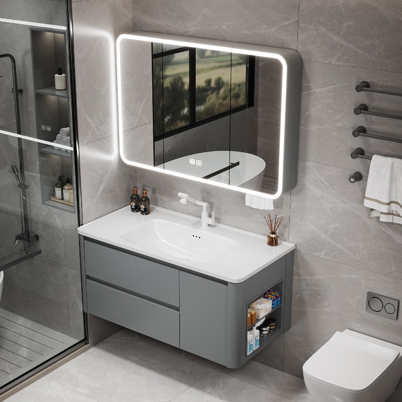 オーガナイザートイレ食器棚収納ディスプレイ中国モダンパーティ - Home Bathroom Partition Wall のレビューと価格