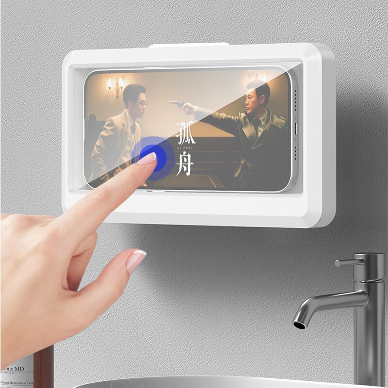 浴室用防水スマホホルダー、壁掛け式スマホケーススタンドボック - Home And Bathroom のレビューと価格