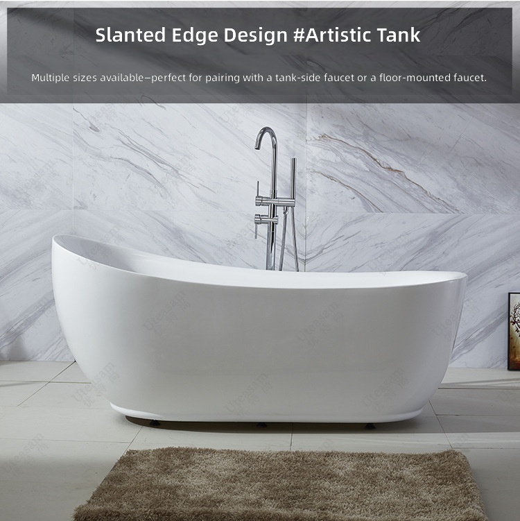 自立型アクリル浴槽、1.4-1.8mの楕円形ジェットマッサー - Jet Home Bathroom のレビューと価格