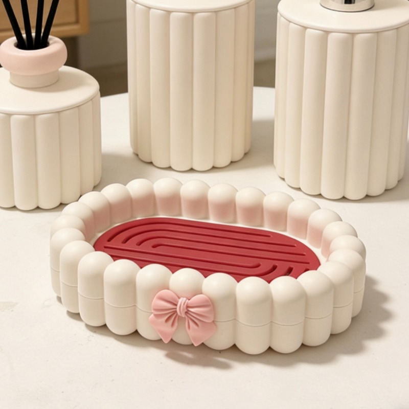 家庭用浴室排水口ソープボックス、大型石鹸収納ラック、二層式デ - Home Essentials Bathroom Rack のレビューと価格