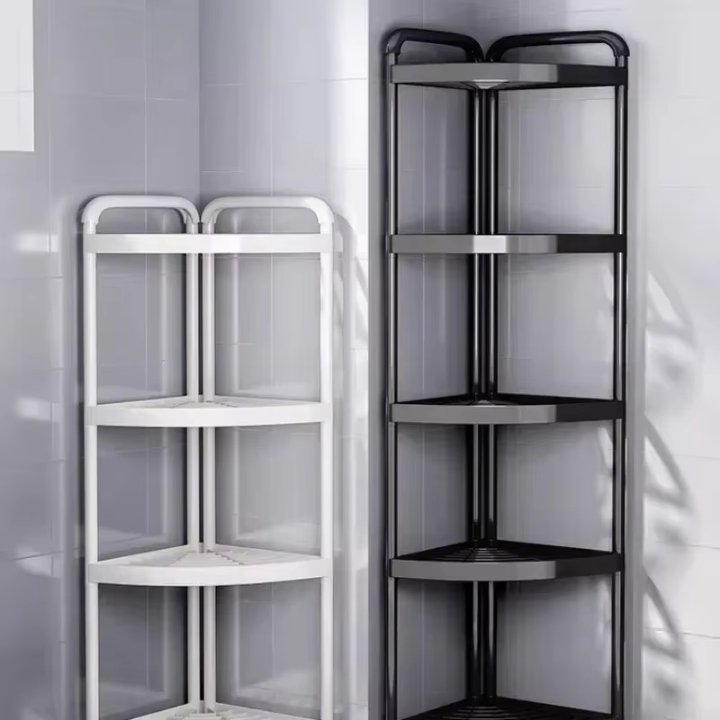 浴室用フロアスタンド式収納ラック、コーナー三角ラック、多層収 - Home Essentials Bathroom Rack のレビューと価格