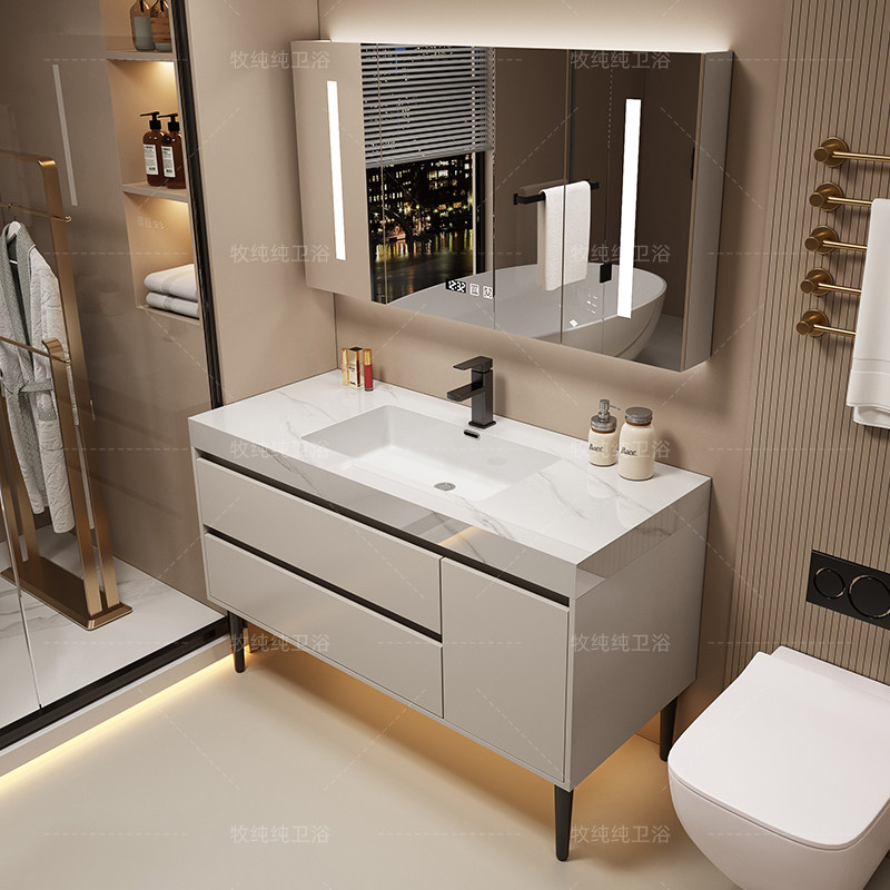 オーバーミラーバスルームキャビネットパーティション収納香水ス - Home Bathroom Partition Wall のレビューと価格