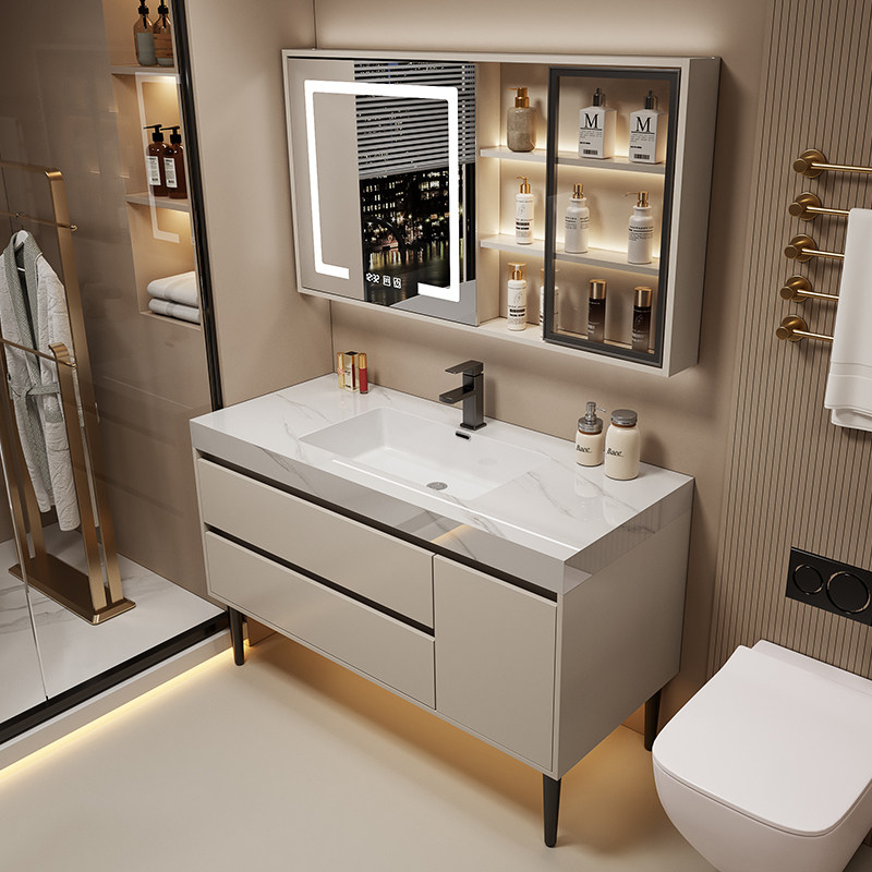 オーバーミラーバスルームキャビネットパーティション収納香水ス - Home Bathroom Partition Wall のレビューと価格