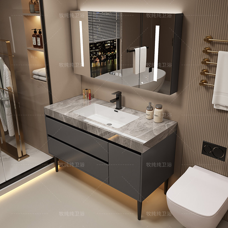 オーバーミラーバスルームキャビネットパーティション収納香水ス - Home Bathroom Partition Wall のレビューと価格