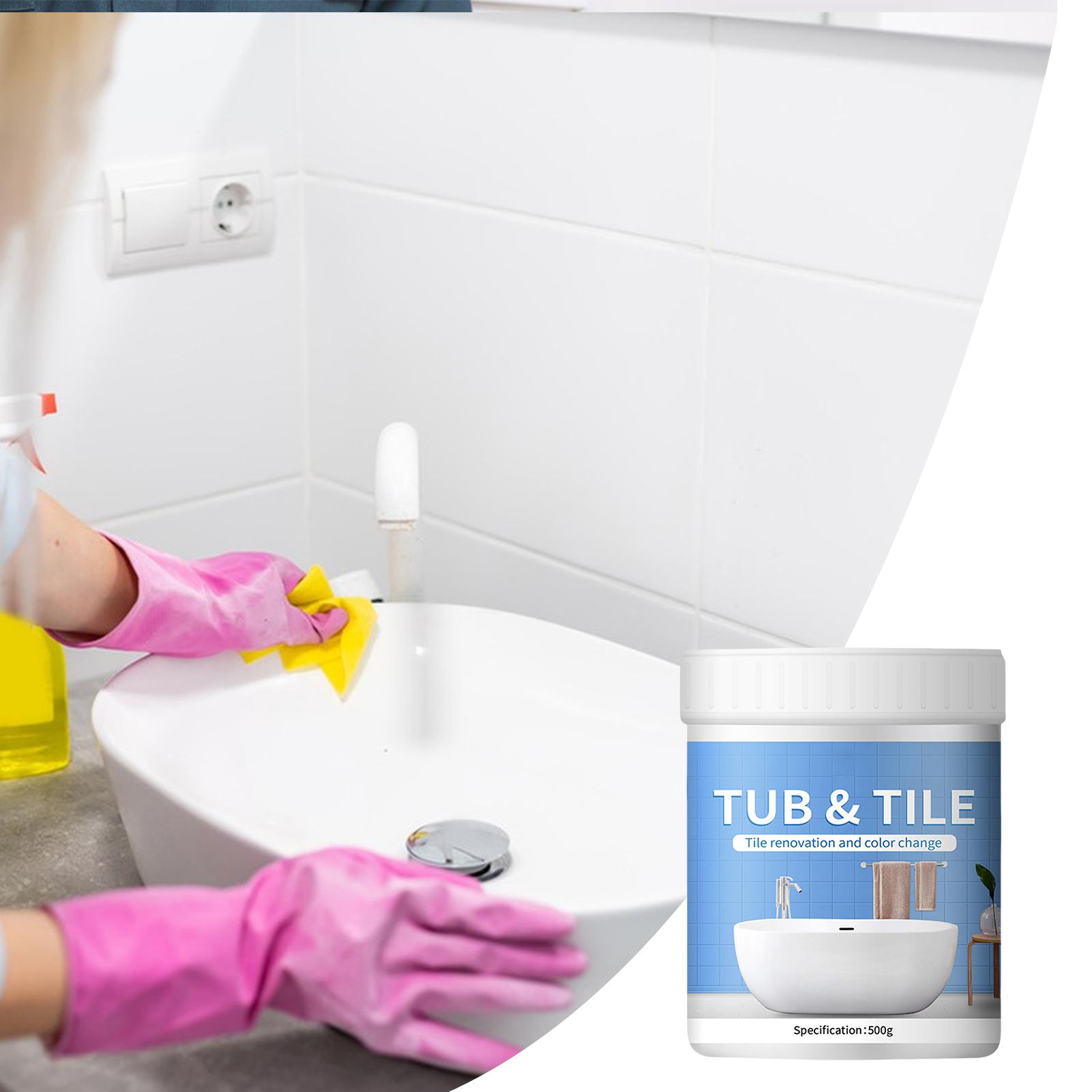 浴室タイルペイントキット 500g 水性速乾性バスリフィニッ - Home Bathroom Wall Tiles のレビューと価格