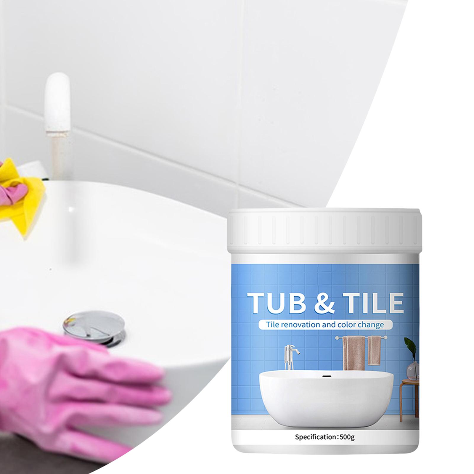 浴室タイルペイントキット 500g 水性速乾性バスリフィニッ - Home Bathroom Wall Tiles のレビューと価格