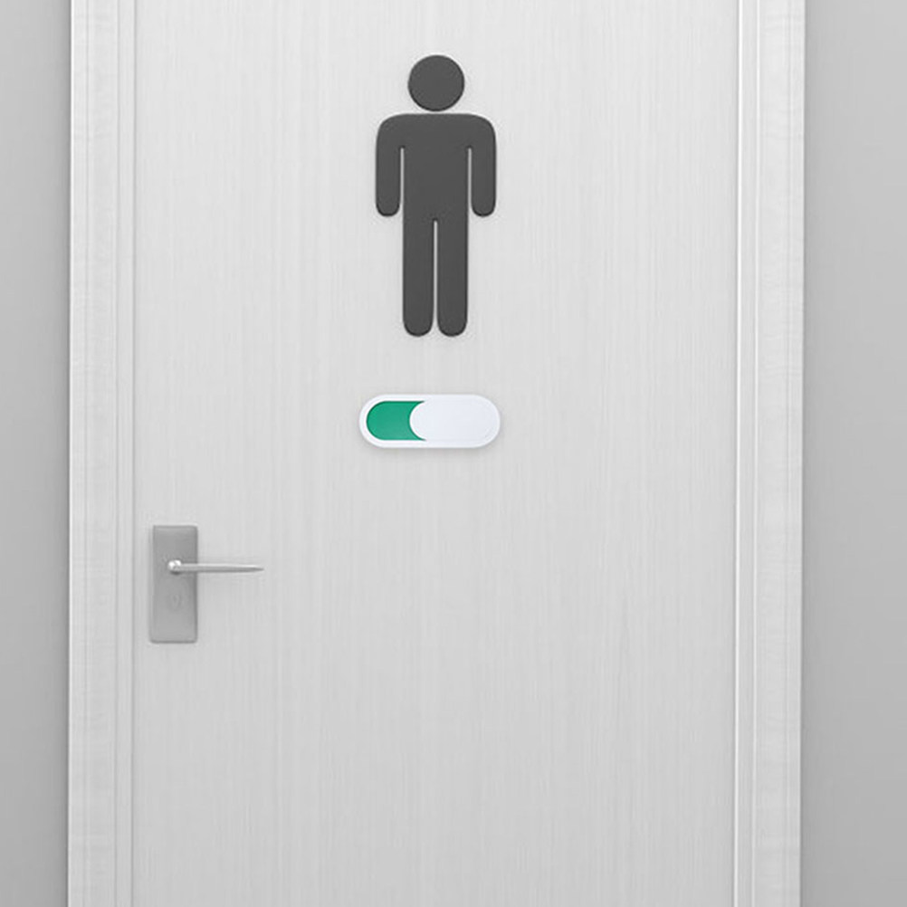 7個入り 空室/使用中 スライド式ドアサイン ホテル オフィ - Home Bathroom Occupied Sign のレビューと価格