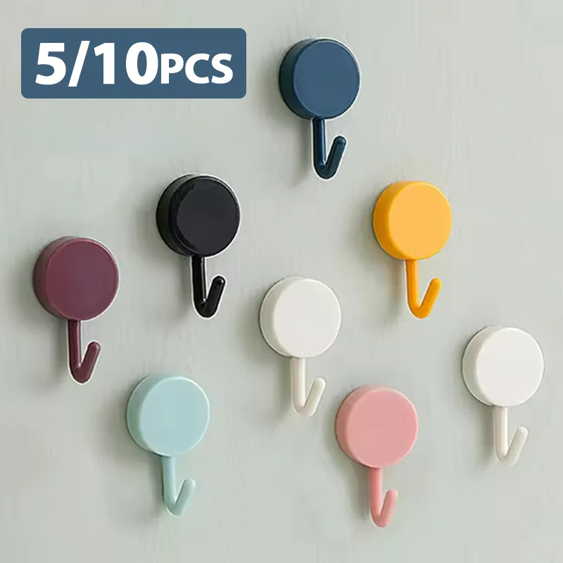 5-15 個の自己粘着フック強力な穴あけ不要コートバッグバス - Home Bathroom Supplies のレビューと価格