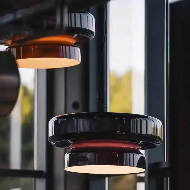 LED ファッションガラスペンダントライトモダンな環状シャン - Home Bathroom Lighting Design のレビューと価格